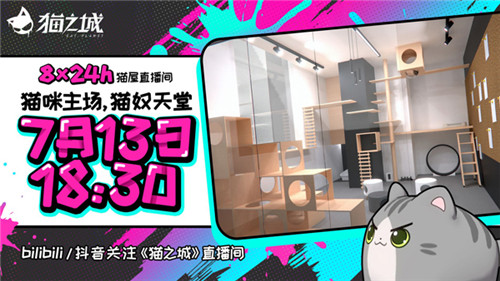 猫咪即正义!《猫之城》24小时沉浸式吸猫直播开启