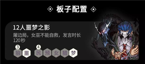 《狼人杀官方》新角色:来自噩梦的恐惧,狼人阵营的梦境掌控者!
