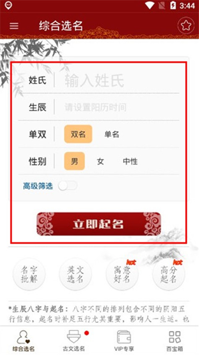 起名大师软件