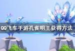 QQ飞车手游孔雀明王怎么得